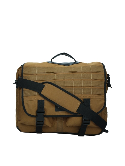 

Royal Enfield Sierra Tactical Unisex Khaki & Black Striped Messenger Bag