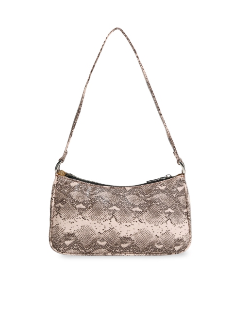 

Apsis Pink Textured Half Moon Hobo Bag