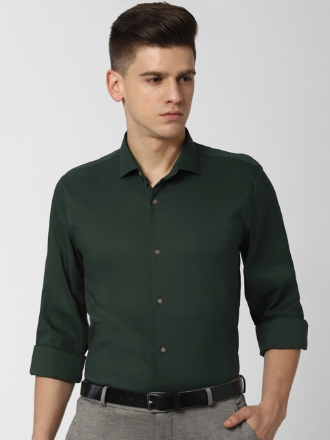 

Louis Philippe Sport Men Green Slim Fit Opaque Casual Shirt