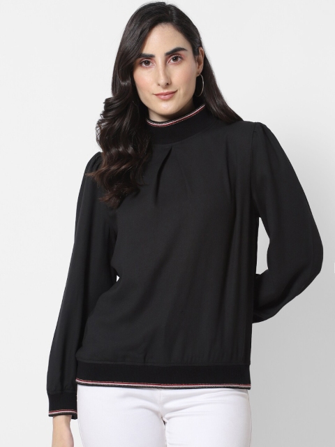 

MARCA Disati Black Blouson Top