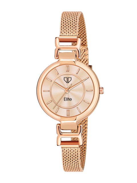 

Walrus Women Rose Gold-Toned Brass Dial & Rose Gold Toned Analogue Watch WWTW-ELITE-XXI