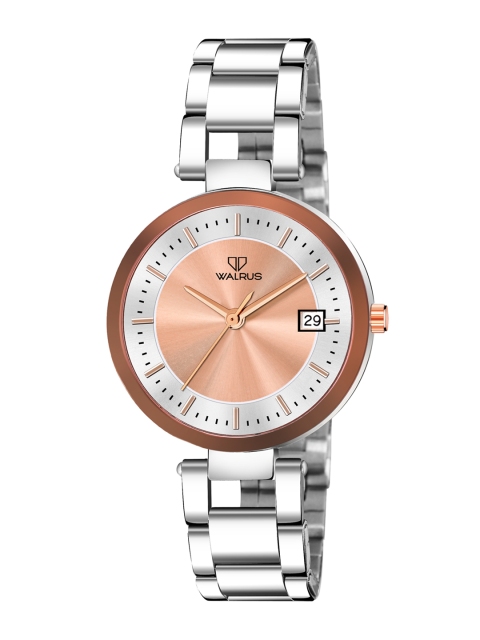 

Walrus Women Rose Gold & Silver Toned Stainless Steel Analogue Watch WWTW-INC-XII-170717