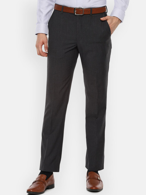 

Louis Philippe Sport Men Black Formal Trousers