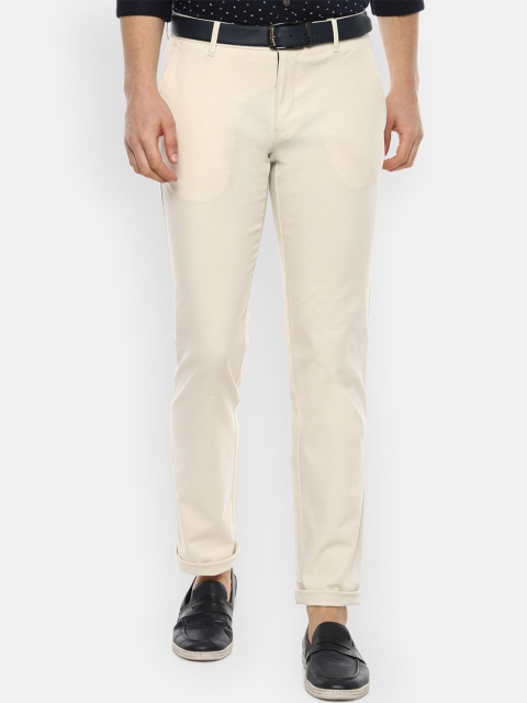 

Louis Philippe Sport Men Beige Slim Fit Trousers