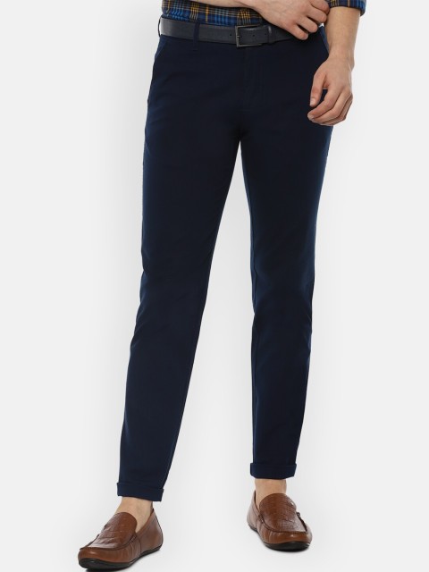 

Louis Philippe Sport Men Navy Blue Slim Fit Trousers