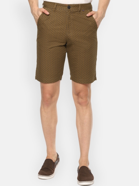 

Louis Philippe Sport Men Brown Pure Cotton Regular Shorts