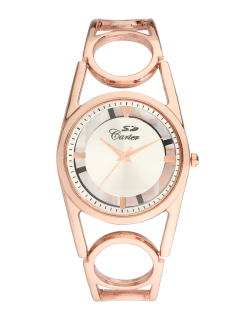 

Hobforestessentials Women Rose Gold & Gold-Toned Watch Gift Set SDFR