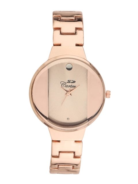 

Hobforestessentials Women Rose-Gold Toned & White Forest Watch & Jewellery Gift Set