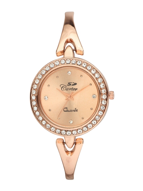 

Hobforestessentials Women Rose-Gold Watch With Gold-Toned Bracelet Gift Set