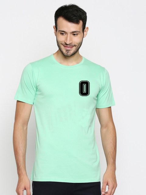 

Blacksmith Men Green V-Neck Pockets T-shirt