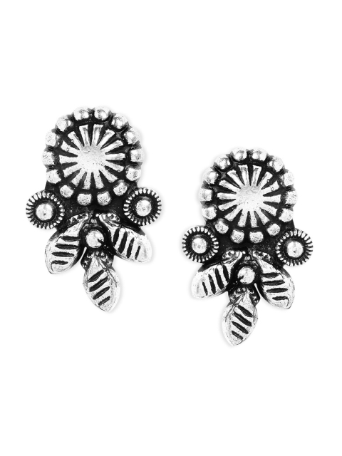

Rubans Silver-Toned Contemporary Studs Earrings