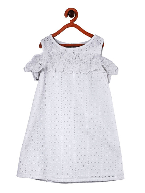 

Miyo White A-Line Dress