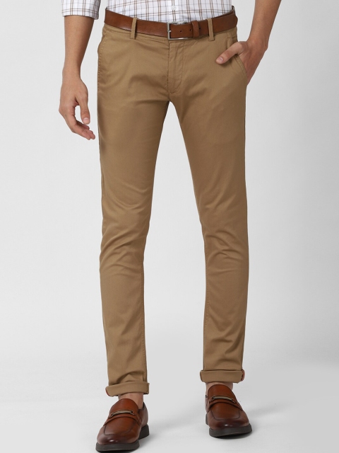 

Peter England Casuals Men Khaki Skinny Fit Trousers