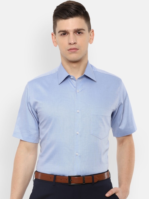 

Van Heusen Men Blue Opaque Casual Shirt