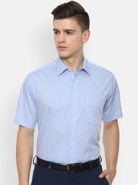 

Van Heusen Men Blue Opaque Formal Shirt