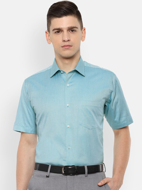 

Van Heusen Men Blue Opaque Casual Shirt