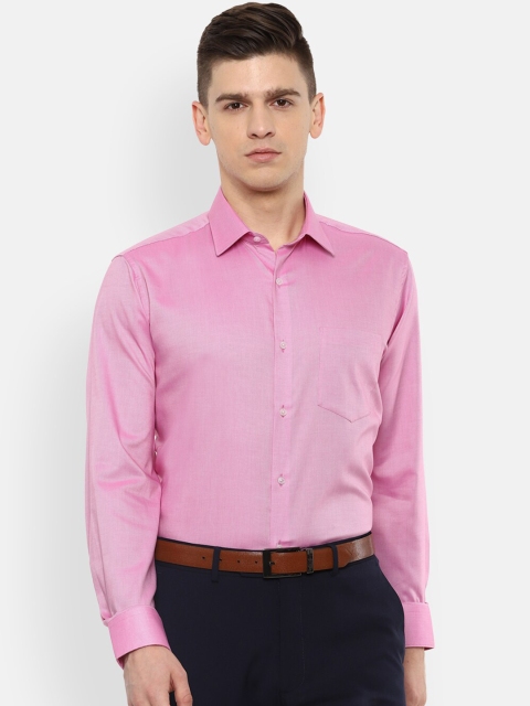 

Van Heusen Men Pink Opaque Casual Shirt