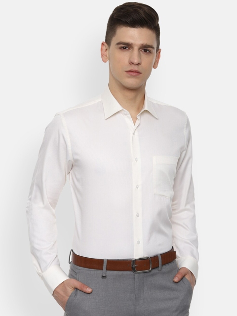 

Van Heusen Men White Slim Fit Formal Shirt