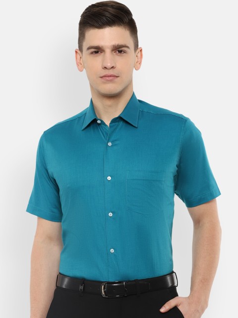 

Van Heusen Men Blue Opaque Formal Shirt
