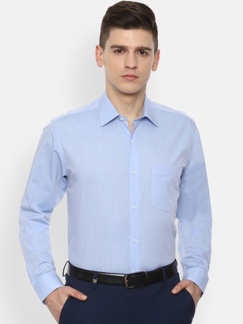 

Van Heusen Men Blue Opaque Formal Shirt