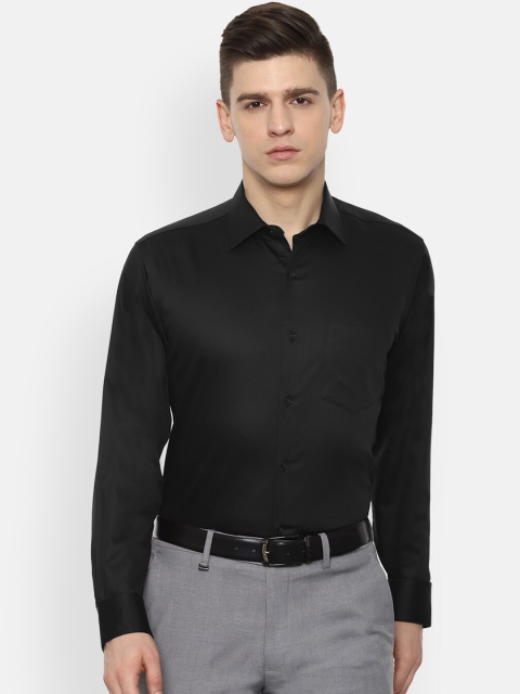 

Van Heusen Men Black Opaque Casual Shirt
