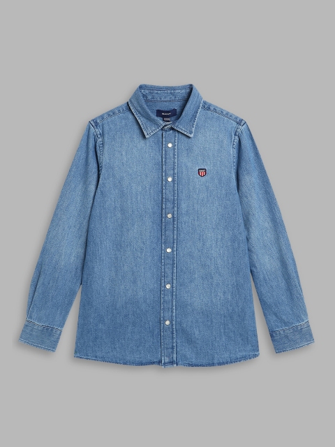

GANT Boys Blue Opaque Casual Shirt