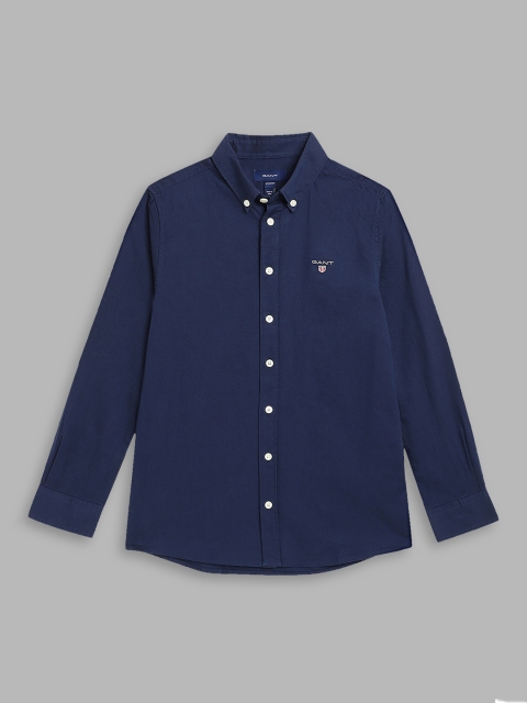 

GANT Boys Navy Blue Opaque Casual Shirt