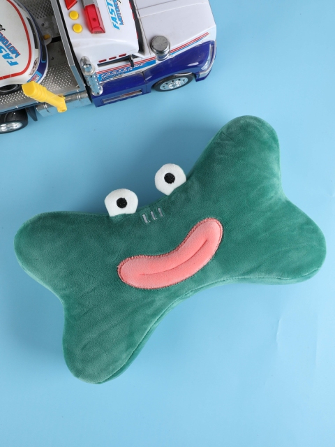 

YOYOSO Green & Pink Bone Shaped Pillow