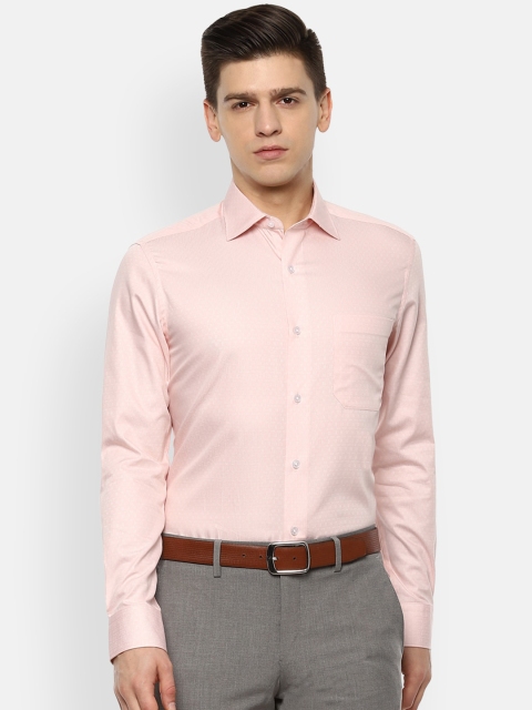 

Louis Philippe Men Pink Opaque Casual Shirt