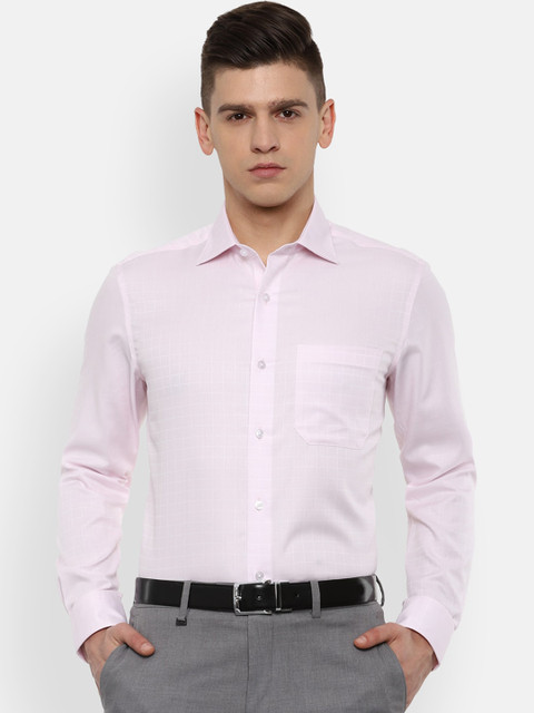 

Louis Philippe Men Pink Opaque Casual Shirt