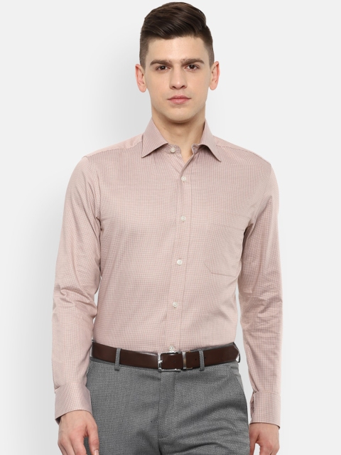 

Louis Philippe Men Beige Opaque Printed Casual Shirt
