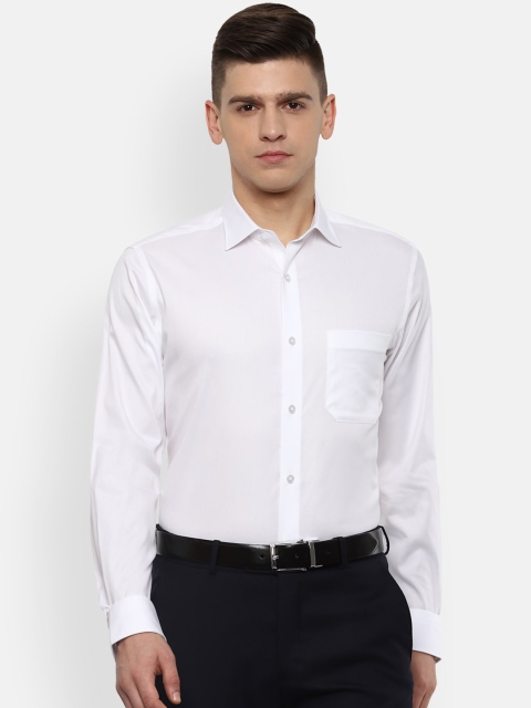 

Louis Philippe Men White Slim Fit Opaque Casual Shirt