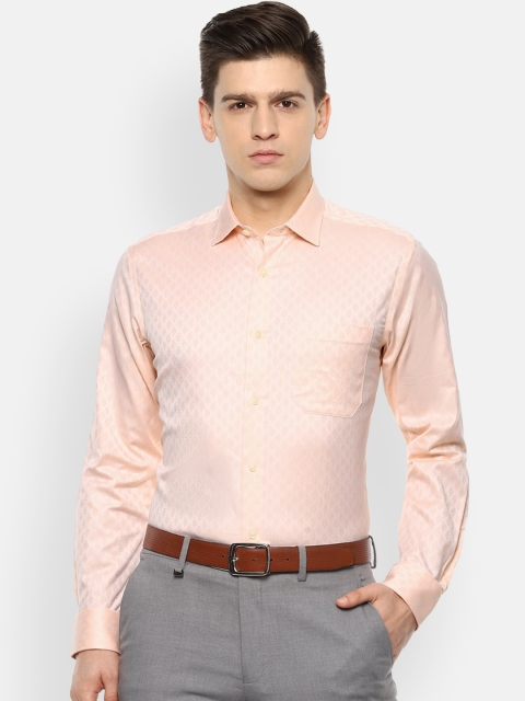 

Louis Philippe Men Orange Slim Fit Opaque Casual Shirt