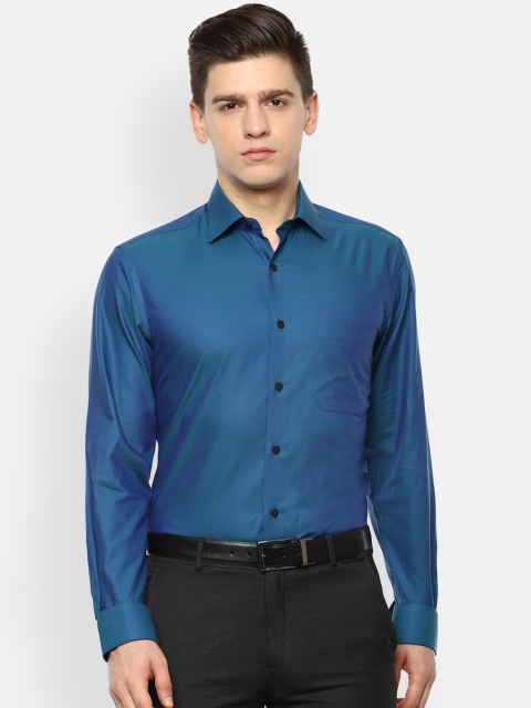 

Louis Philippe Men Blue Slim Fit Opaque Casual Shirt