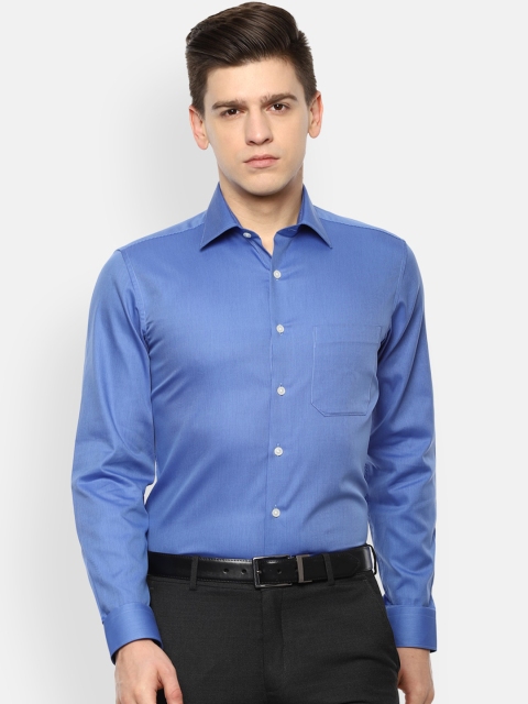 

Louis Philippe Men Blue Slim Fit Opaque Casual Shirt