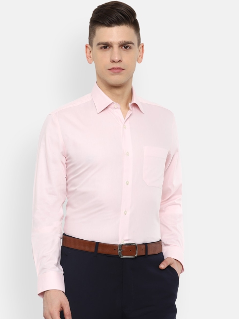 

Louis Philippe Men Pink Slim Fit Opaque Casual Shirt