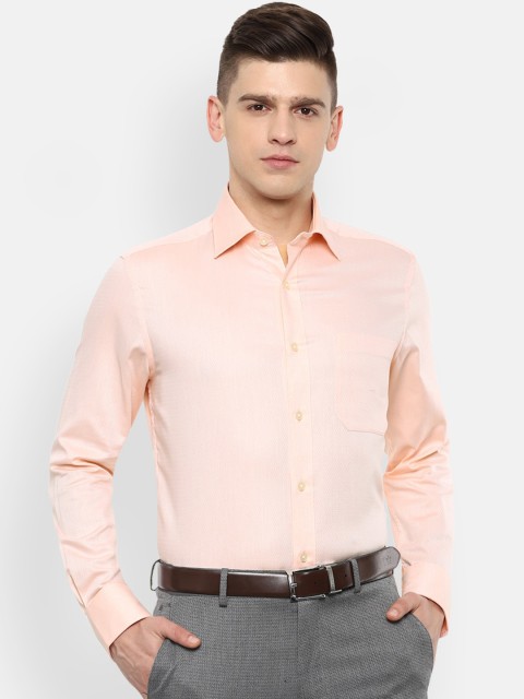

Louis Philippe Men Pink Opaque Casual Shirt