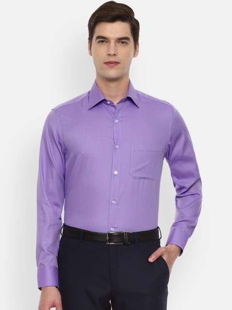

Louis Philippe Men Purple Opaque Casual Shirt