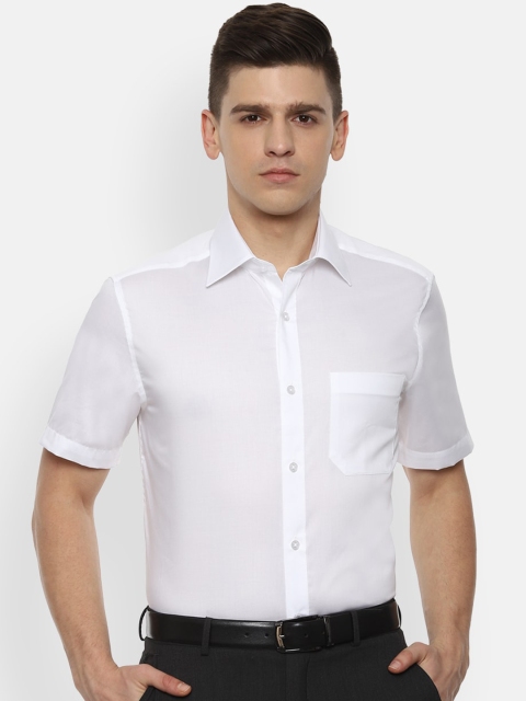 

Louis Philippe Men White Opaque Casual Shirt