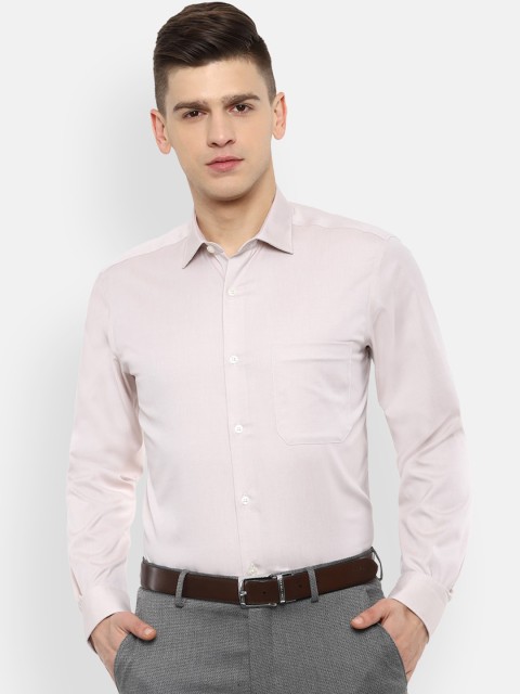 

Louis Philippe Men Beige Slim Fit Opaque Formal Shirt