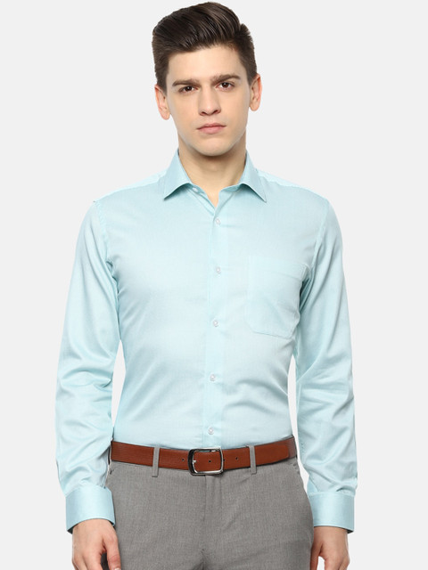

Louis Philippe Men Blue Slim Fit Opaque Formal Shirt