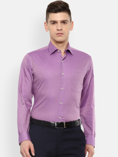 

Louis Philippe Men Purple Slim Fit Opaque Casual Shirt