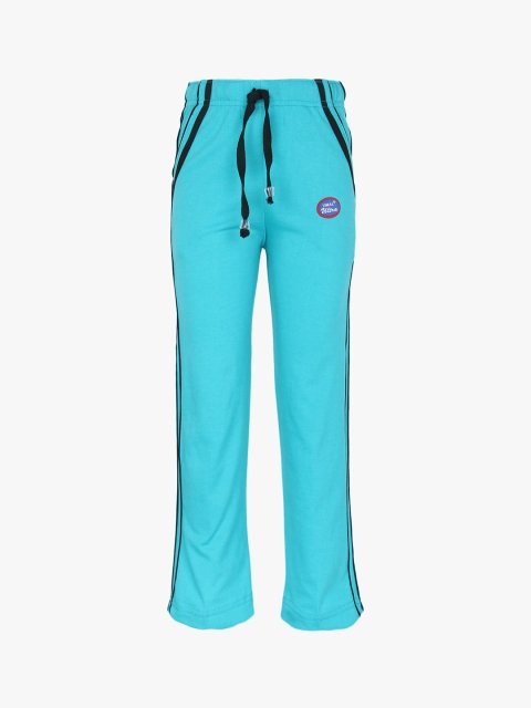 

VIMAL JONNEY Kids Blue Cotton Blended Track Pants