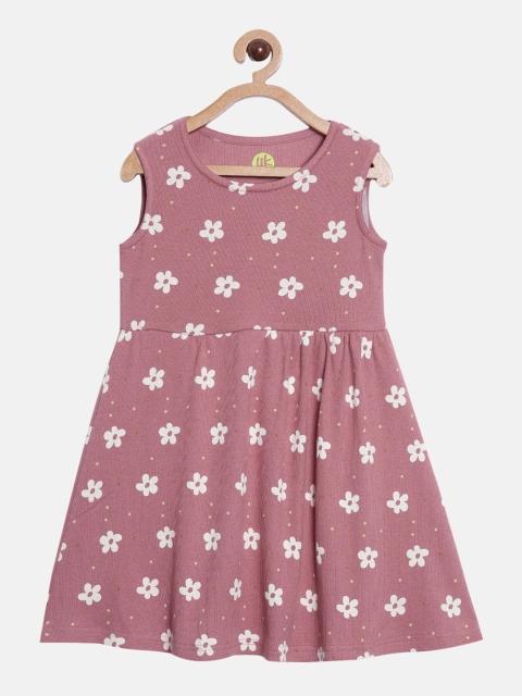 

YK Girls Rose & White Floral Dress