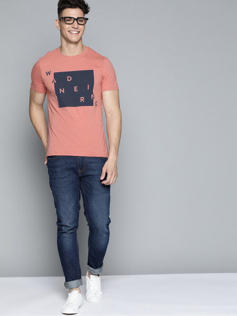 

Mast Harbour Men Pink Pure Cotton Printed Pure Cotton T-shirt