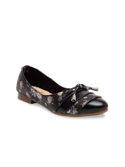 

Butterflies Women Black Printed Ballerinas