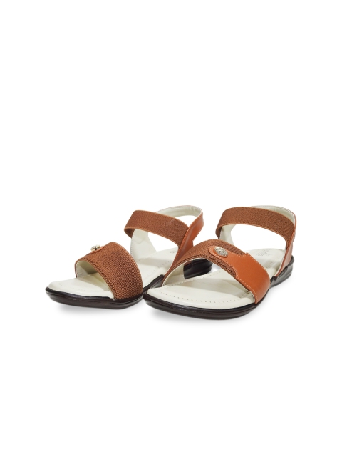 

Butterflies Women Tan Open Toe Flats