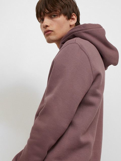 

H&M Men Brown Hooded top