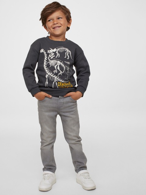 

H&M Boys Grey Comfort Stretch Slim Fit Jeans