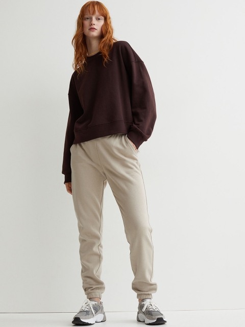 

H&M Women Grey & Beige Joggers